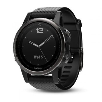 Garmin Fenix 5S Sapphire Fekete / Fekete szíj Garmin Fenix 5S Sapphire Fekete / Fekete szíj