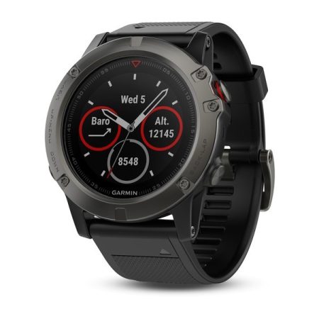 Garmin Fenix 5X Sapphire Szürke / Fekete szíj