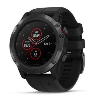 Garmin Fenix 5X Plus Sapphire Fekete / Fekete szíj