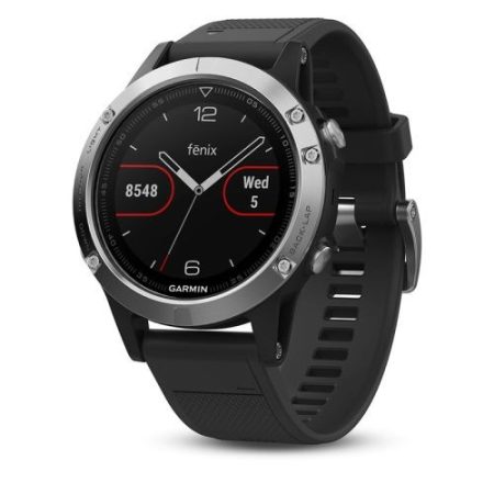 Garmin Fenix 5 Ezüst / Fekete szíj
