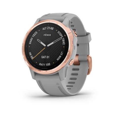 Garmin Fenix 6S Sapphire Rose Gold / Szürke szíj