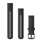  Garmin Vívoactive 4 óraszíj fekete palaszürke csattal 22mm