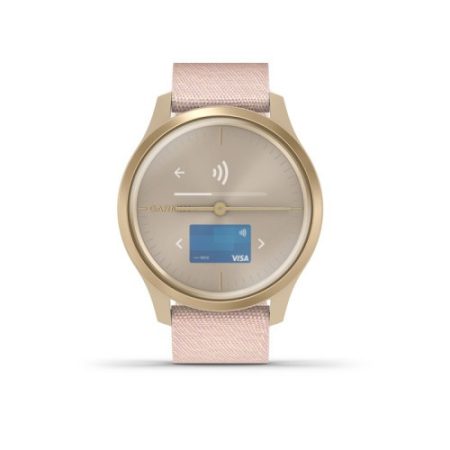 Garmin Vívomove Style Light Gold/L. Pink Nylon