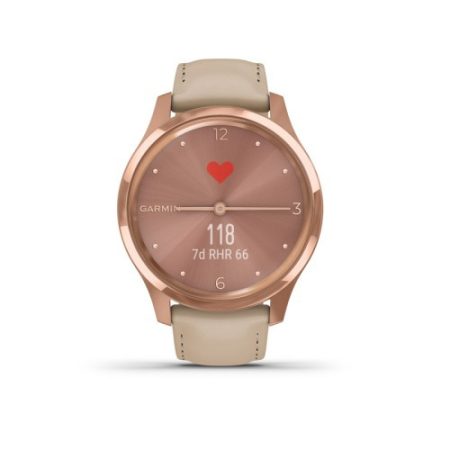 Garmin Vívomove Luxe Rose Gold/Beige bőr 18K