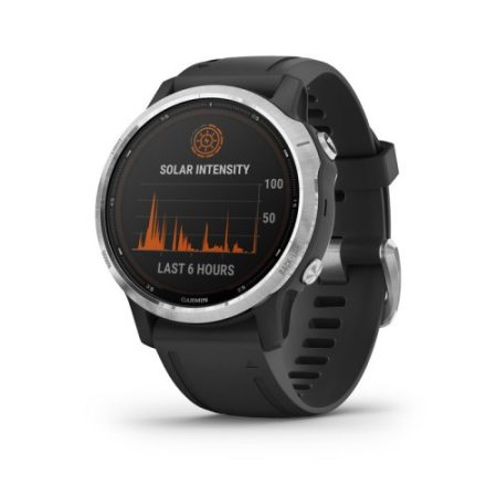 Garmin Fenix 6S Solar Ezüst / Fekete szíj