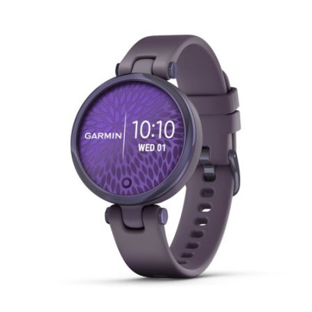 Garmin Lily Sport Éjféli Orchidea / Sötét Orchidea óratok és szilikon szíj