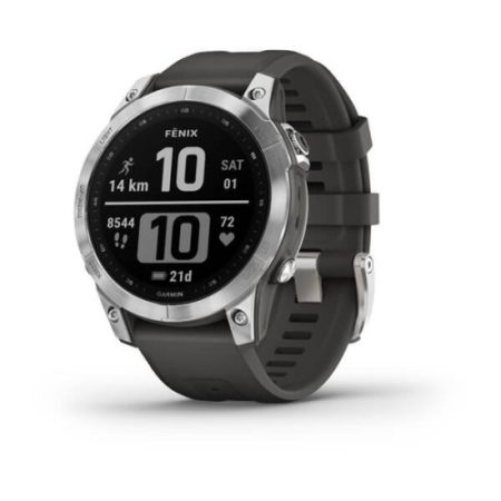 Garmin Fenix 7 Ezüst/Grafitszürke szíj