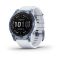   Garmin Fenix 7 Sapphire Solar Ásványkék DLC Titánium/Fehér szíj