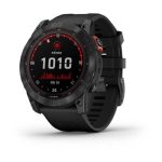 Garmin Fenix 7X Solar Palaszürke/Fekete szíj