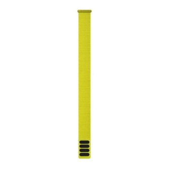 Garmin Óraszíj UltraFit nylon neonsárga 22mm