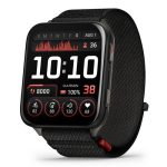   Garmin Venu X1 Fekete Titanium / Fekete Comfortfit Nylon szíj