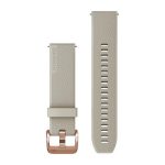   Garmin Óraszíj világos homokkő rose gold csattal Quick Release 20mm