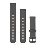   Garmin Óraszíj Szürke Szürke csat szilikon Quick Release 18mm