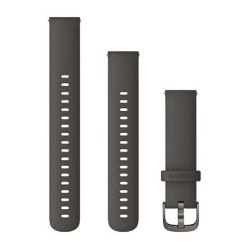 Garmin Óraszíj Sötétszürke Palaszürke csat szilikon Quick Release 18mm Garmin Óraszíj Sötétszürke Palaszürke csat szilikon Quick Release 18mm