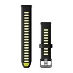   Garmin Óraszíj Fekete-Sárga Palaszürke csat szilikon Quick Release 18mm
