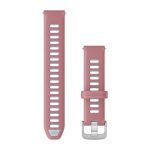   Garmin Óraszíj Pink-Homokkő Ezüst csat szilikon Quick Release 18mm