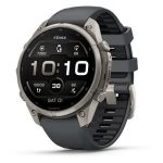   Garmin Fenix 9 Pro 47mm AMOLED Titanium grafitszürke szilikon szíj