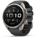   Garmin Fenix 9 Pro 51mm AMOLED Titanium grafitszürke szilikon szíj