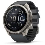   Garmin Fenix 9 Pro inReach 51mm AMOLED Titanium grafitszürke szilikon szíj