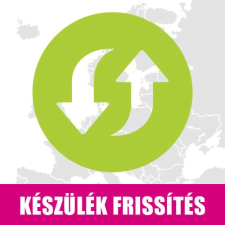 Készülék frissítés (autós, kamionos és motoros készülékek esetén)